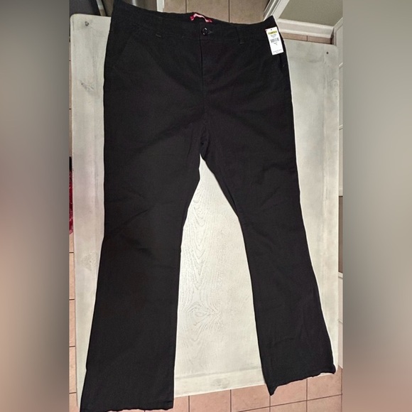UNIONBAY Junior’s Slash Pocket Stretch Bootcut Pant Size 17 33 Inseam NWT - Picture 11 of 13